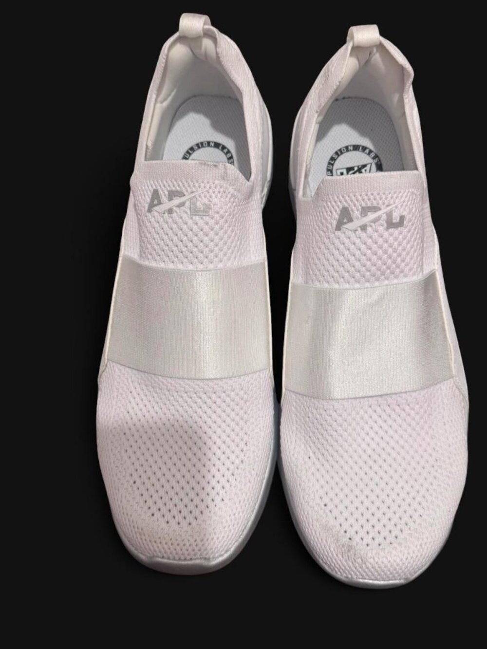 Men’s APL white workout shoes #fitness #gym wore once
